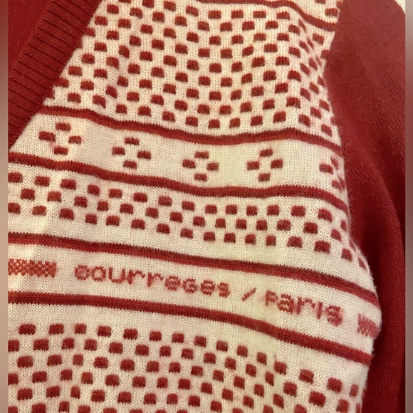 SOLD Courreges Paris vintage sweater - Picture 10 of 12